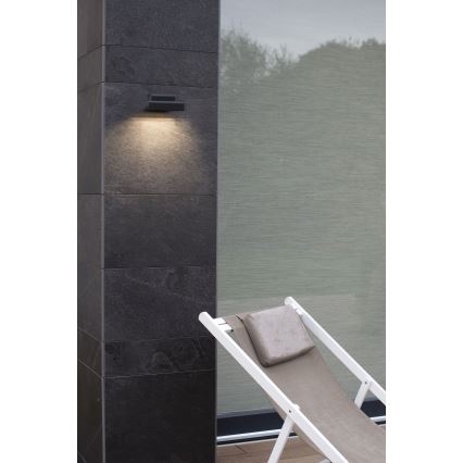 FARO 70294 - Zewnętrzny kinkiet BALIC LED/8W/230V 3000/4000/6500K IP65 czarny
