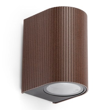 FARO 70324 - Zewnętrzny kinkiet ESTELA 1xGU10/5W/230V IP65 brązowy