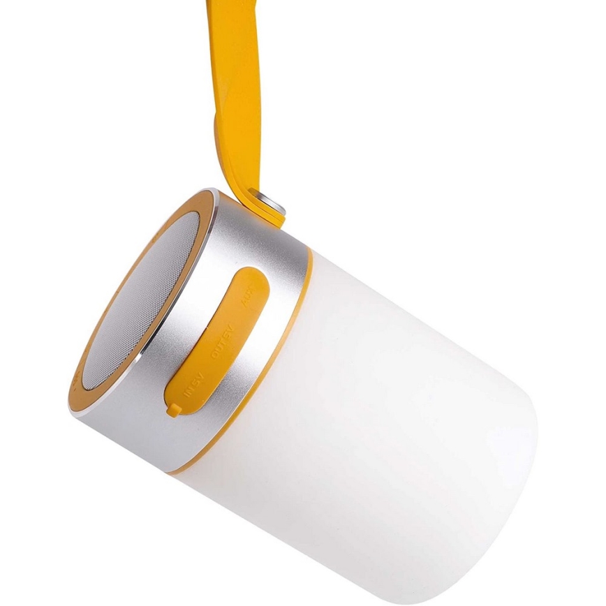 Faro 70493 - LED Przenośna lampa stołowa z głośnikiem LOUD LED/1W/5V 2200 mAh