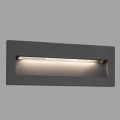 FARO 70638 - Zewnętrzna oprawa wpuszczana LED NAT LED/8W/230V IP65 czarna
