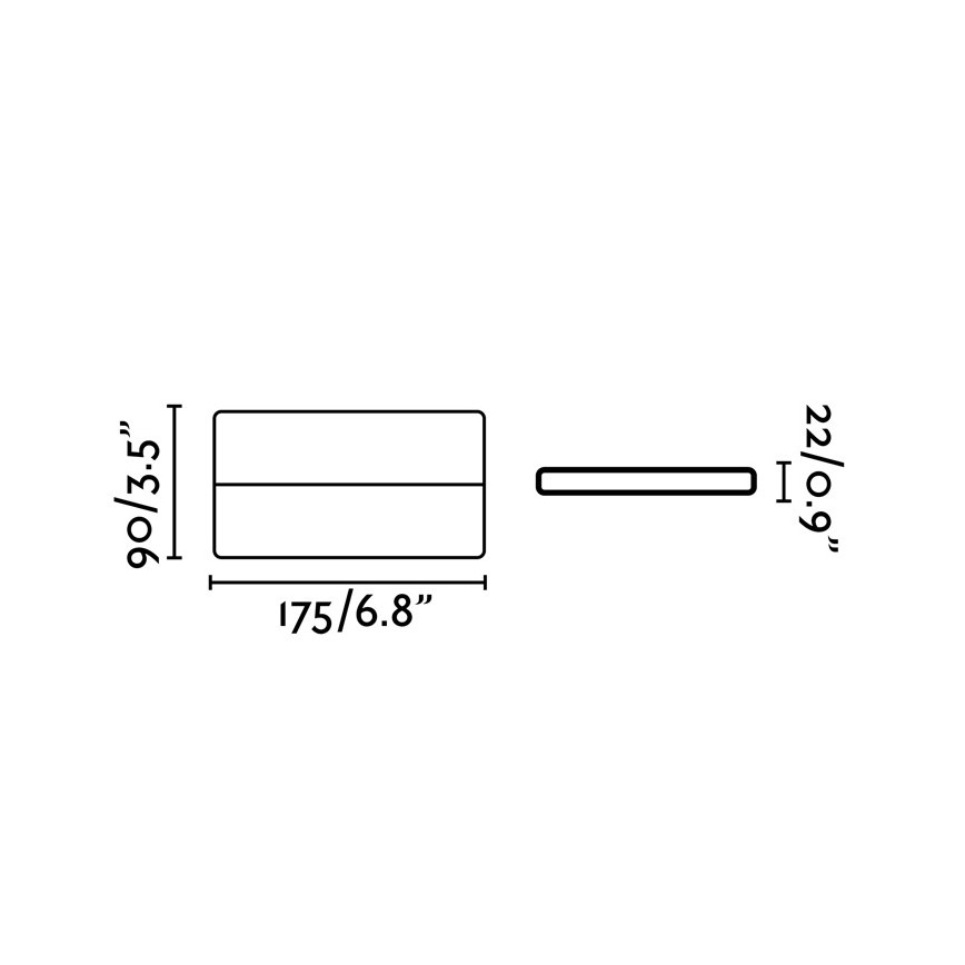 FARO 70646 - LED Kinkiet zewnętrzny ADAY-2 LED/12W/230V IP54