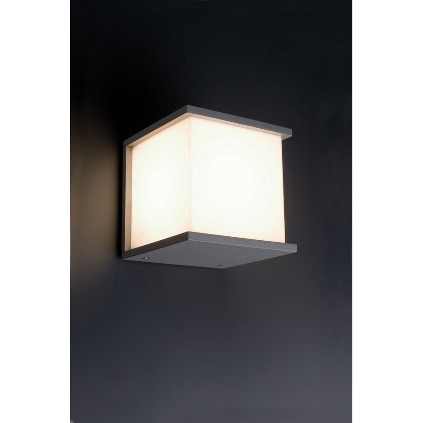 FARO 70689 - Kinkiet zewnętrzny KUBICK 1xE27/60W/100-240V IP44