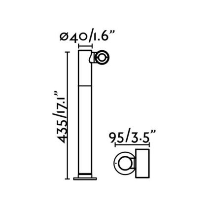 FARO 70783 - LED Lampa zewnętrzna SPY-2 LED/6W/230V IP65