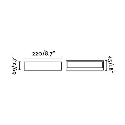 FARO 71052 - LED Kinkiet zewnętrzny TOLUCA LED/16W/230V IP65