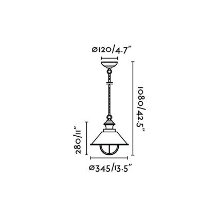 FARO 71139 - Oświetlenie zewnętrzne NAUTICA 1xE27/11W/230V