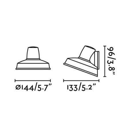 FARO 71195 - Kinkiet zewnętrzny BRONX 1xGU10/8W/230V IP44