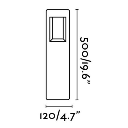 FARO 71199 - LED Lampa zewnętrzna NAYA LED/8W/230V IP54