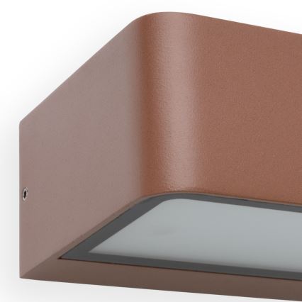 FARO 71309 - Kinkiet zewnętrzny LED TAKUA LED/10W/230V IP65 brązowy