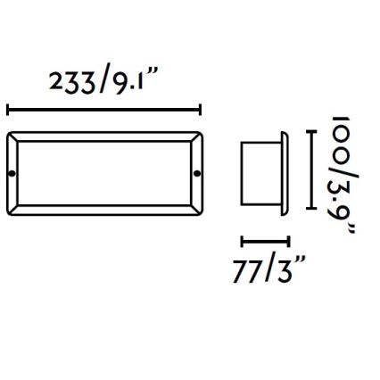 FARO 71490 - Oświetlenie zewnętrzne wpuszczane LISO 1xE27/40W/230V IP44