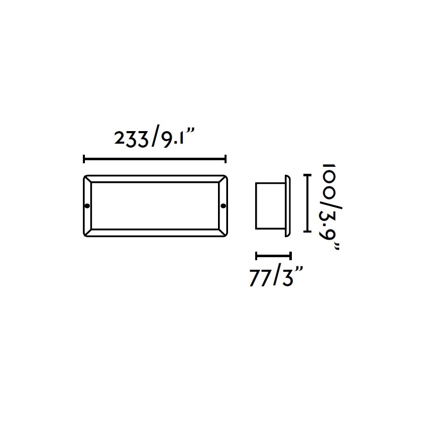 FARO 71490 - Oświetlenie zewnętrzne wpuszczane LISO 1xE27/40W/230V IP44