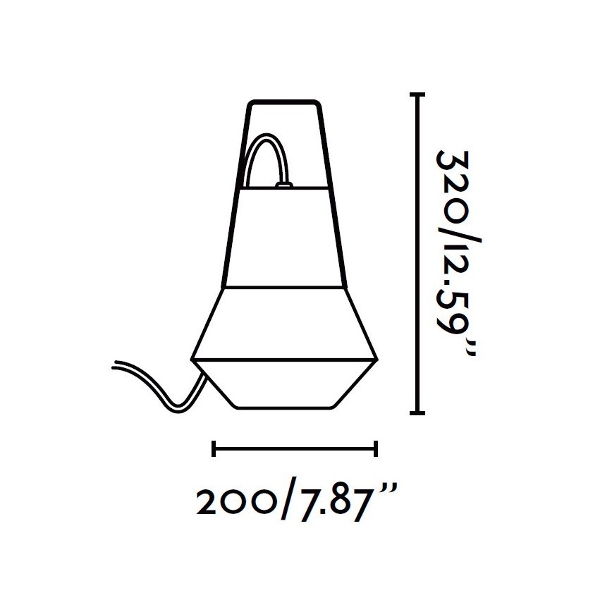 FARO 71562 - Zewnętrzna lampa wisząca CAT 1xE27/20W/230V IP54