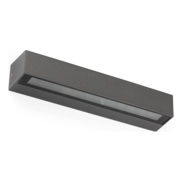 FARO 71904 - Zewnętrzny kinkiet LED DORO 2xLED/10W/230V IP65 antracyt