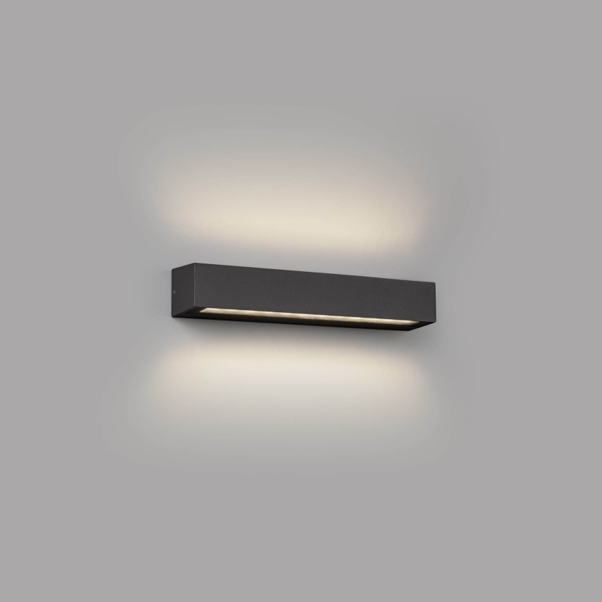 FARO 71904 - Zewnętrzny kinkiet LED DORO 2xLED/10W/230V IP65 antracyt