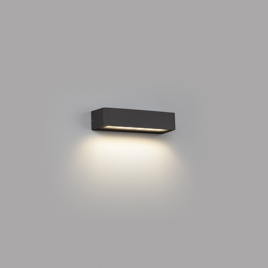 FARO 71910 - Zewnętrzny kinkiet LED LAKO LED/8W/230V IP65 antracyt