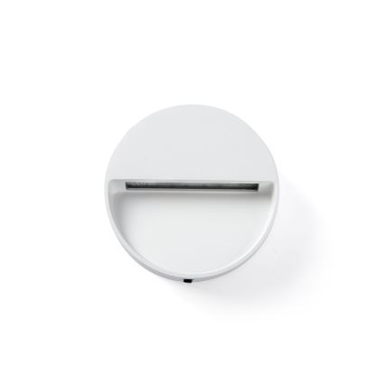 FARO 71961 - Oprawa schodowa LED DUNE LED/3W/230V 2200/2700/3200/4000K IP65 biała, okrągła