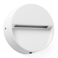 FARO 71961 - Oprawa schodowa LED DUNE LED/3W/230V 2200/2700/3200/4000K IP65 biała, okrągła