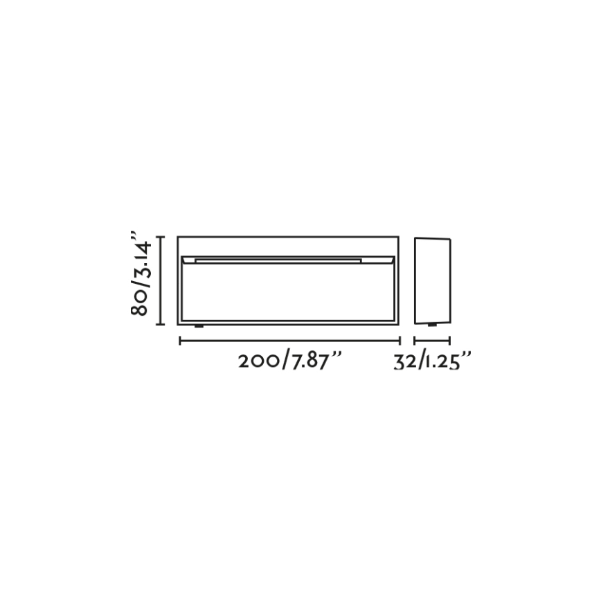 FARO 71968 - Oprawa schodowa LED DUNE LED/6W/230V 2200/2700/3200/4000K IP65 brązowy prostokąt