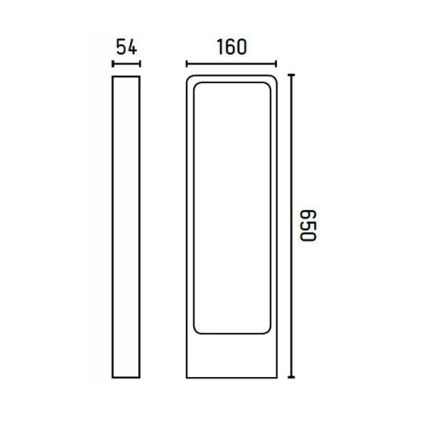 FARO 75520 - LED Lampa zewnętrzna DAS LED/5W/230V IP54