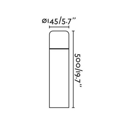 FARO 75604 - LED Lampa zewnętrzna MUGA LED/9W/230V IP65