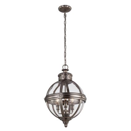 Feiss - Żyrandol na łańcuchu ADAMS 3xE14/60W/230V brąz