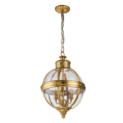 Feiss - Żyrandol na łańcuchu ADAMS 3xE14/60W/230V złoty