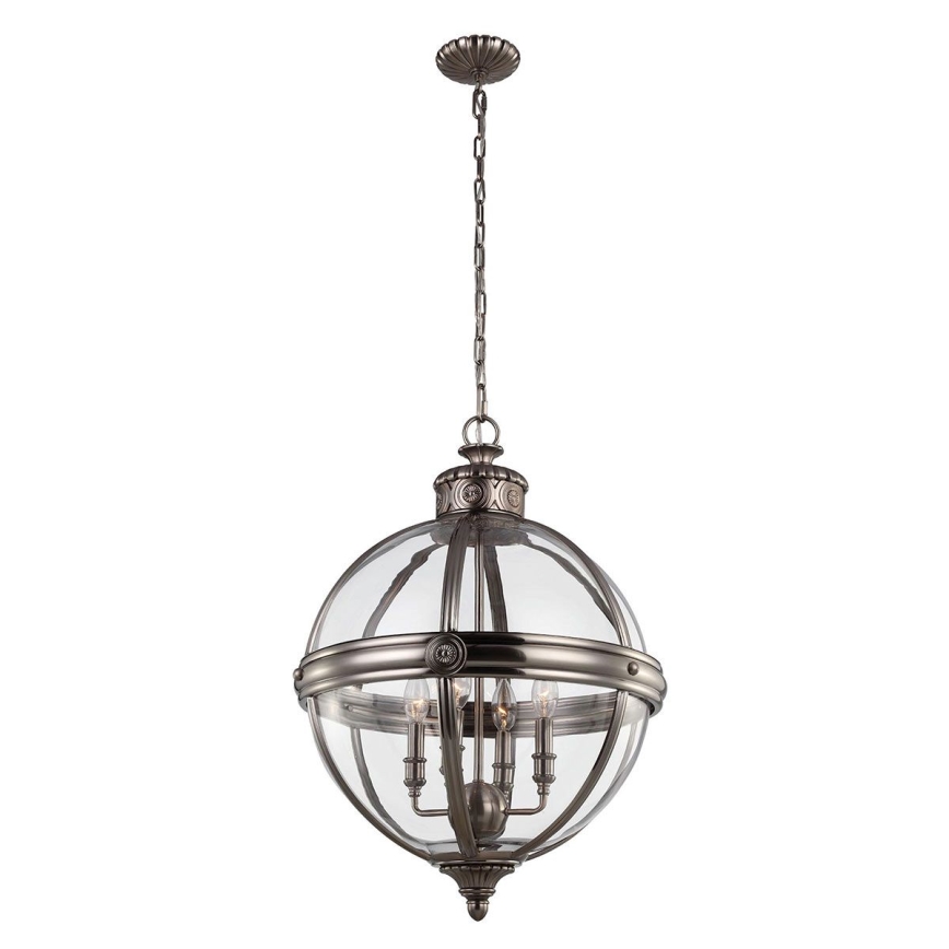 Feiss - Żyrandol na łańcuchu ADAMS 4xE14/60W/230V brąz