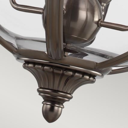 Feiss - Żyrandol na łańcuchu ADAMS 4xE14/60W/230V brąz