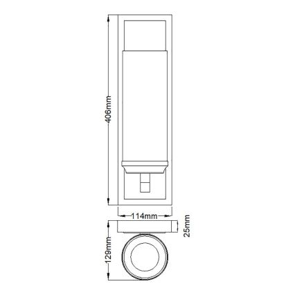 Feiss - LED Oświetlenie łazienkowe AMALIA 1xG9/3,5W/230V IP44 chrom błyszczący