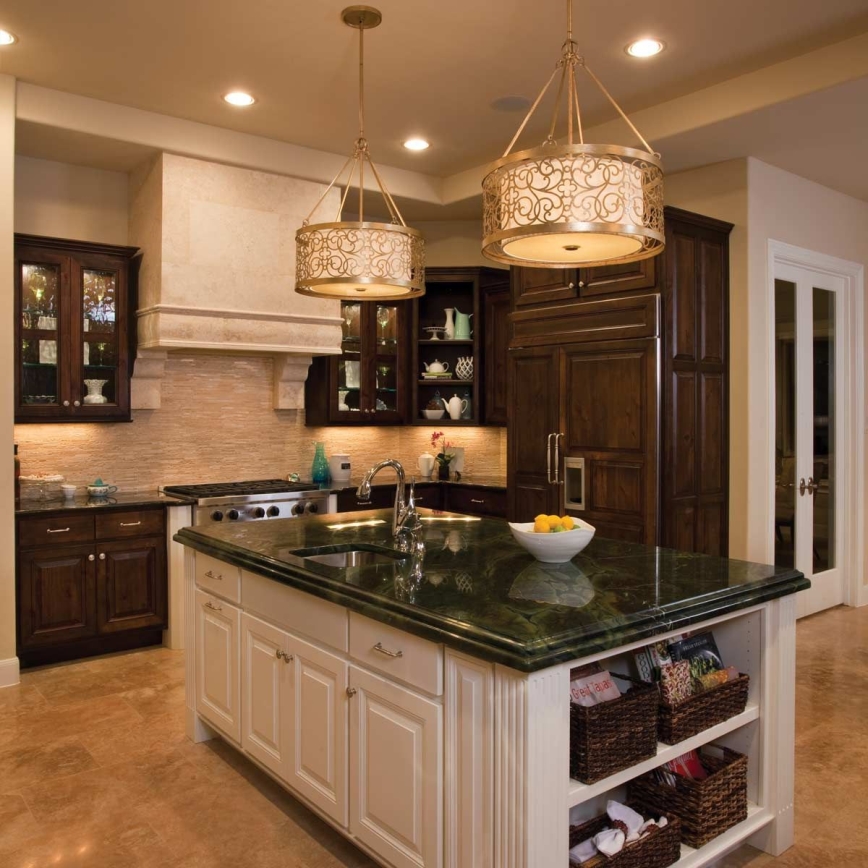 Feiss - Żyrandol na pręcie ARABESQUE 4xE27/60W/230V złoty