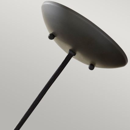 Feiss - Lampa wisząca na lince BESO 1xE27/60W/230V śr. 25,4 cm czarna/miedziana