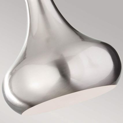 Feiss - Lampa wisząca na lince BESO 1xE27/60W/230V matowy chrom/czarny