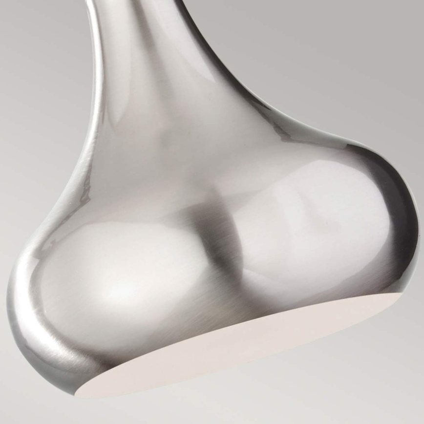 Feiss - Lampa wisząca na lince BESO 1xE27/60W/230V matowy chrom/czarny