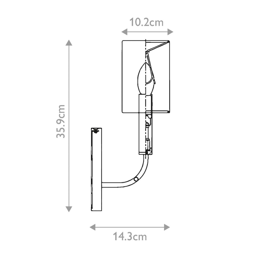 Feiss - Kinkiet BRIANNA 1xE14/60W/230V