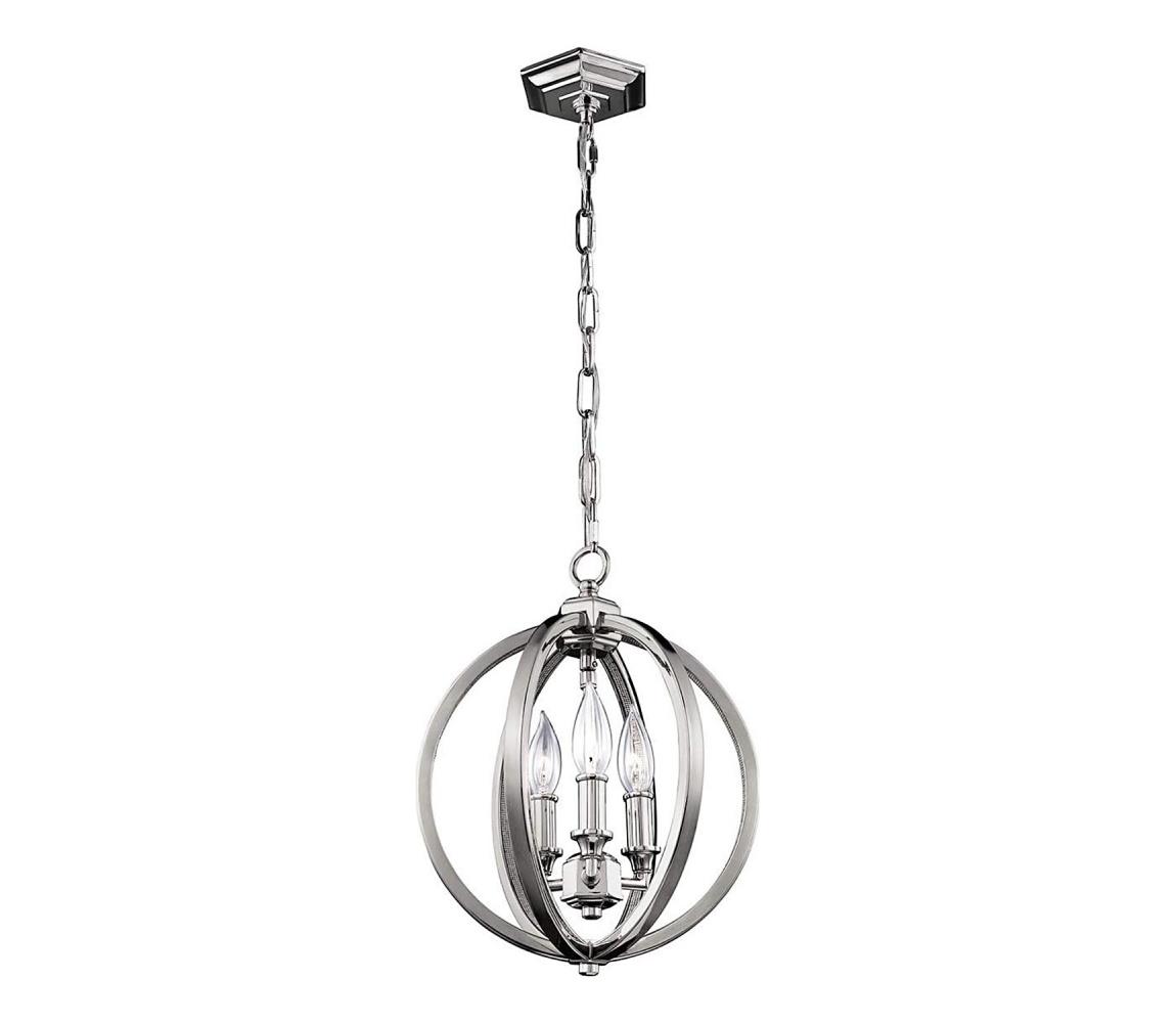 Feiss FE-CORINNE-3P-S - Żyrandol na łańcuchu CORINNE 3xE14/60W/230V