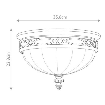 Feiss - Lampa sufitowa DRAWING ROOM 3xE27/60W/230V