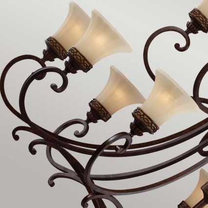 Feiss - Żyrandol na łańcuchu DRAWING ROOM 18xE27/60W/230V