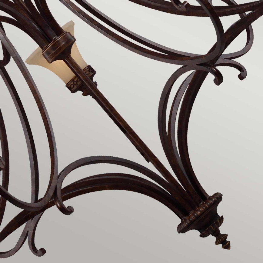 Feiss - Żyrandol na łańcuchu DRAWING ROOM 18xE27/60W/230V