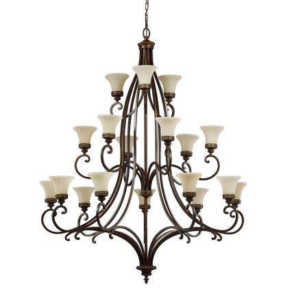 Feiss - Żyrandol na łańcuchu DRAWING ROOM 18xE27/60W/230V