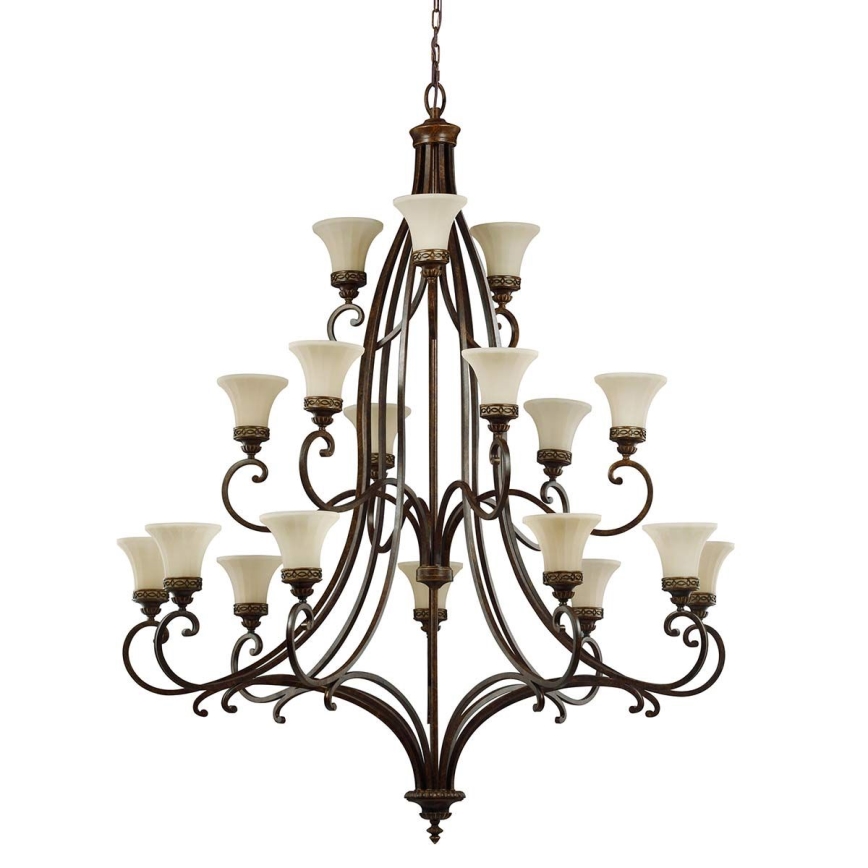 Feiss - Żyrandol na łańcuchu DRAWING ROOM 18xE27/60W/230V