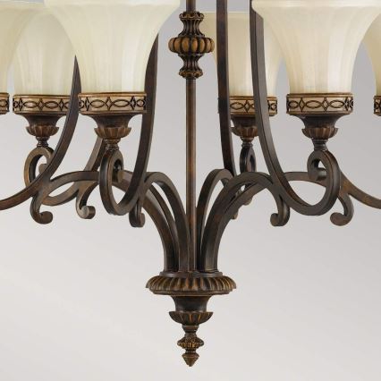 Feiss - Żyrandol na łańcuchu DRAWING ROOM 6xE27/60W/230V
