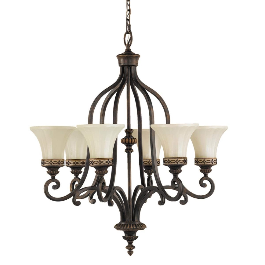Feiss - Żyrandol na łańcuchu DRAWING ROOM 6xE27/60W/230V