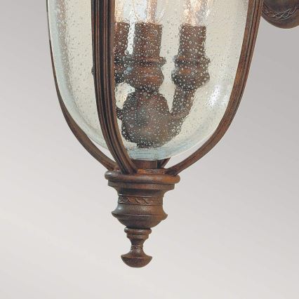 Feiss - Kinkiet zewnętrzny ENGLISH BRIDLE 3xE14/60W/230V IP44