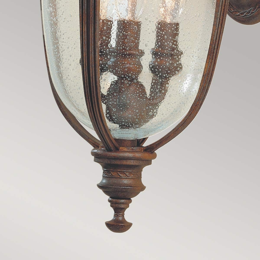 Feiss - Kinkiet zewnętrzny ENGLISH BRIDLE 3xE14/60W/230V IP44