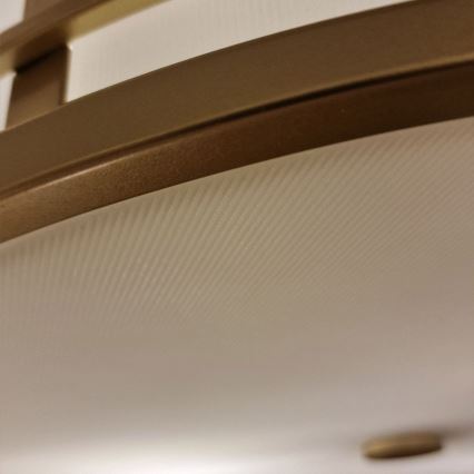 Feiss - Żyrandol na pręcie FUSION 3xE27/40W/230V złoty