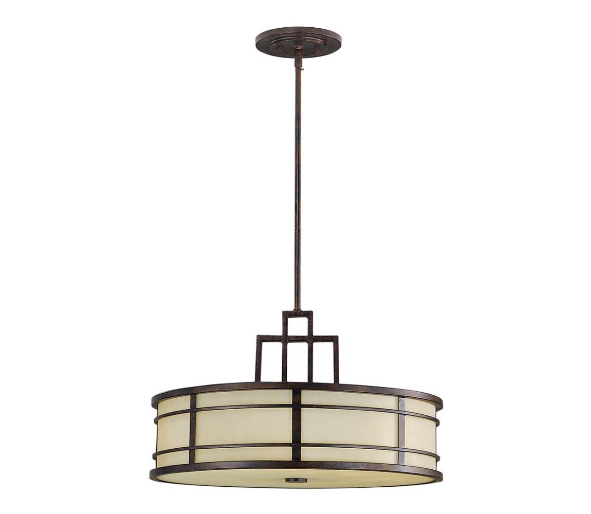 Feiss FE-FUSION-P-L - Żyrandol na drążku FUSION 3xE27/60W/230V