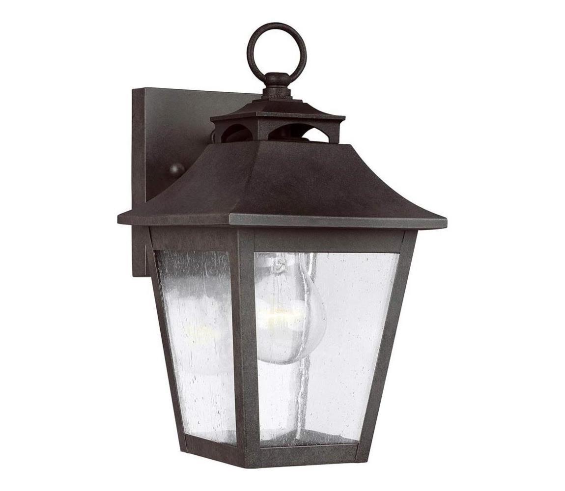 Feiss FE-GALENA2-S-SBL - Kinkiet zewnętrzny GALENA 1xE27/60W/230V IP44