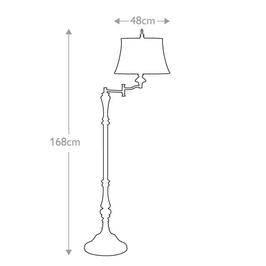 Feiss - Lampa podłogowa GIBSON 1xE27/60W/230V