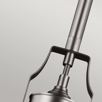 Feiss - Żyrandol na drążku HOBSON 1xE27/60W/230V srebrny