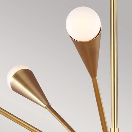 Feiss - LED Żyrandol JAX 10xG9/3W/230V złoty
