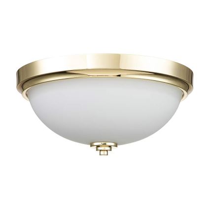 Feiss - Lampa sufitowa do łazienki MALIBU 2xE27/60W/230V IP44 złota